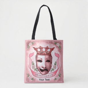 Bolsa Tote Máscara de Ator Rainha do Drama 
