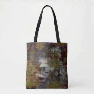 Bolsa Tote Máscara de fantasma surreal