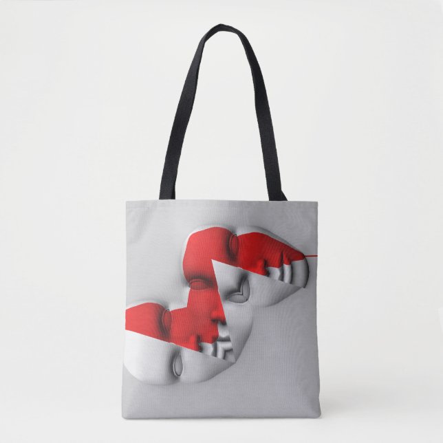 Bolsa Tote Máscara dupla (Frente)