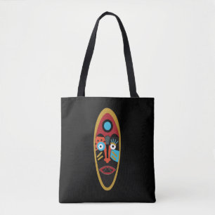 Bolsa Tote máscara moderna abstrato