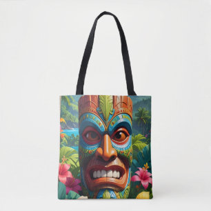 Bolsa Tote Máscara Tiki