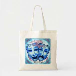 Bolsa Tote Máscaras de Ator Aqua