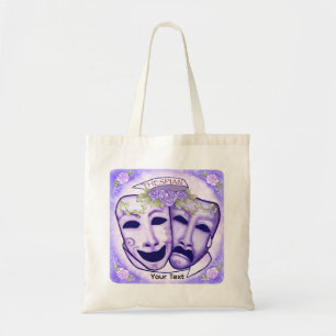 Bolsa Tote Máscaras de Ator Roxo