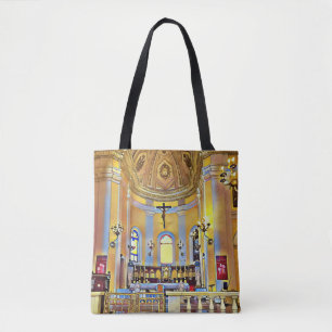 Bolsa Tote Máscaras do santuário artístico da pervinca