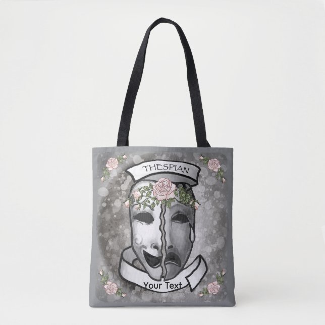 Bolsa Tote Máscaras Meias de Ator (Frente)