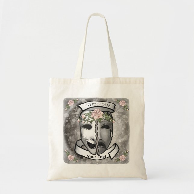 Bolsa Tote Máscaras Meias de Ator (Frente)
