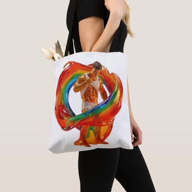 Bolsa Tote Masculinidade moderna e impressionante de Slippery (Close Up)