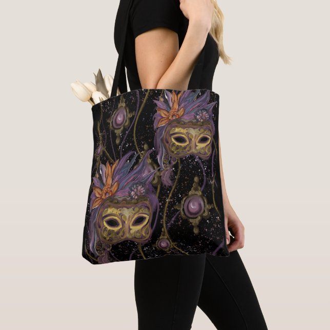 BOLSA TOTE MASQUERADE VENEZA  ARTE      (Close Up)