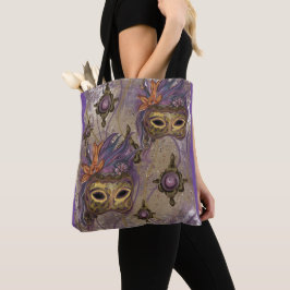 BOLSA TOTE MASQUERADE VENEZA  ARTE     