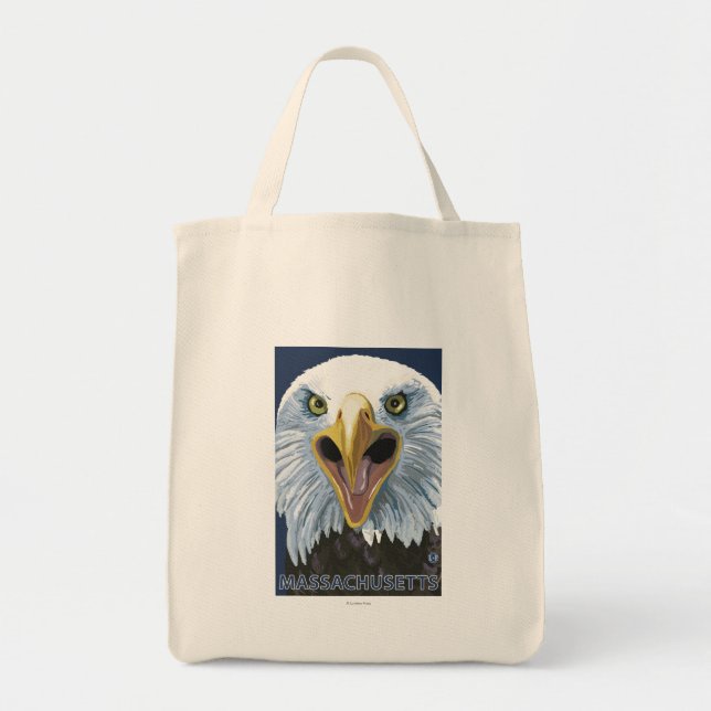 Bolsa Tote MassachusettsEagle Fechado (Frente)