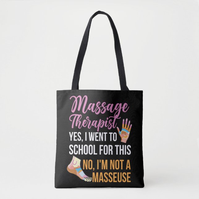 Bolsa Tote Massage Therapist Massage Therapy Massage (Frente)