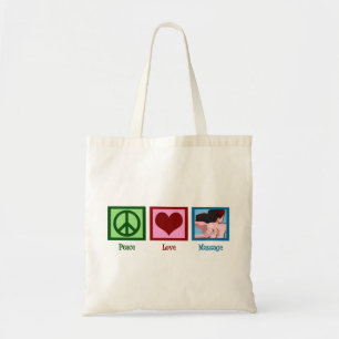 Bolsa Tote Massagem do amor da paz