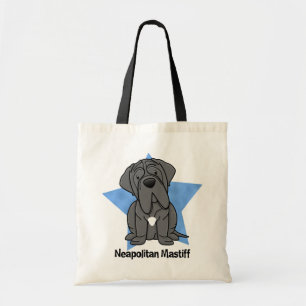 Bolsa Tote Mastiff napolitana da estrela de Kawaii