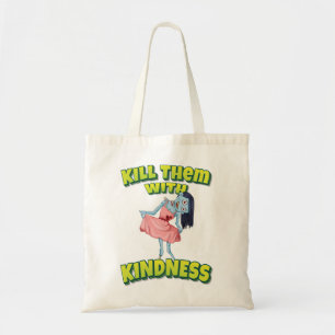 Bolsa Tote Matar-Os Com Bondade Ballerina Zombie
