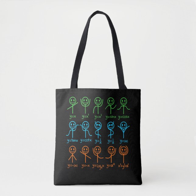 Bolsa Tote Matemática da Equação de Dança do Professor de Mat (Frente)