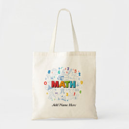 Bolsa Tote Matemática educacional - Design para Estudantes