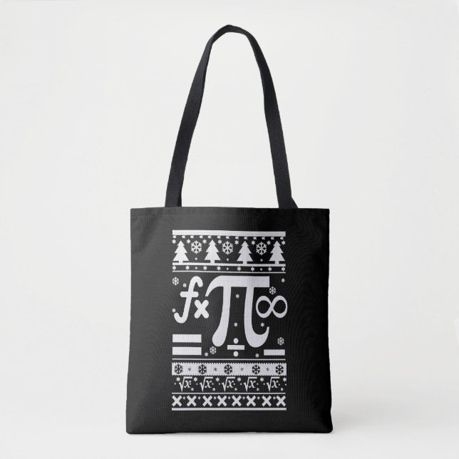 Bolsa Tote Matemática no Natal (Frente)