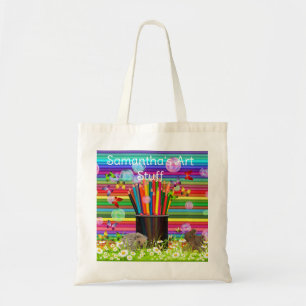 Bolsa Tote Material Escolar e Livros