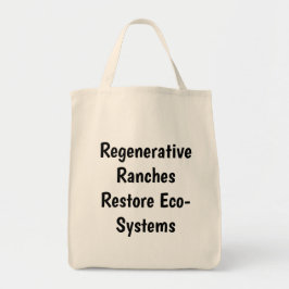 Bolsa Tote Material Natural "Restauração Regenerativa de Ranc