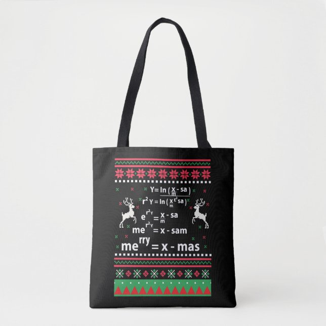 BOLSA TOTE MATH CHRISTMAS (Frente)