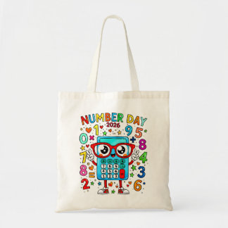 Bolsa Tote Maths Number Day Tote Bag for School