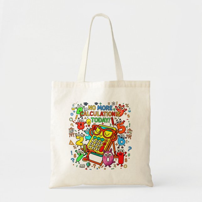 Bolsa Tote Maths Problem Solving Tote Bag for School (Frente)