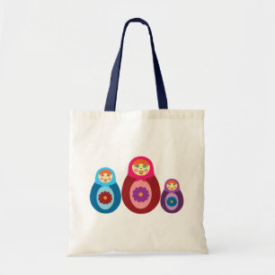 Bolsa Tote Matryoshka Dolls