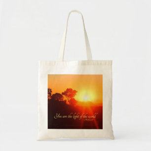 Bolsa Tote Matthew 5:14 Você é a Luz do Mundo, Bíblia