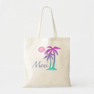 Bolsa Tote Maui Hawaii Souvenir Palm Tree Hawaii Island Sun