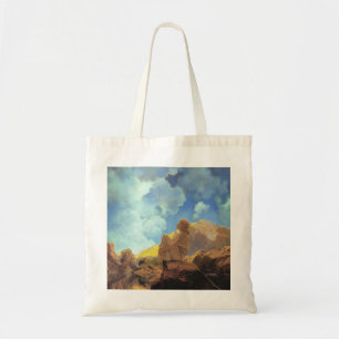 Bolsa Tote Maxfield Parrish Manhã 1922 Nuvem Azul Arte Fina