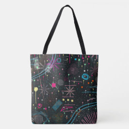 Bolsa Tote Maximalist Abstract Expression 