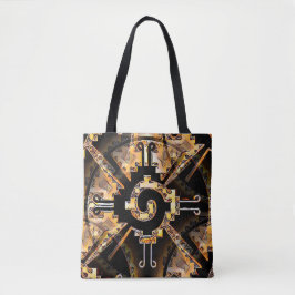 Bolsa Tote Mayan Native Hunab Ku