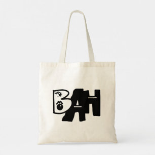 Bolsa Tote Mazipoodles Bah Humbug Preto e Branco