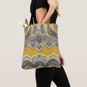 Bolsa Tote Me Chame de Amarelo na arte de IA Summer