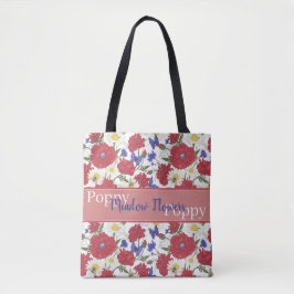 Bolsa Tote Meadow Flowers Poppy