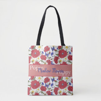 Bolsa Tote Meadow Flowers Poppy