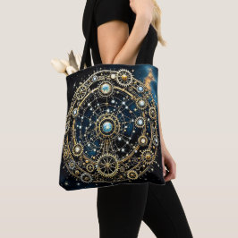 Bolsa Tote Mecanismo Celestial Arte Cósmica