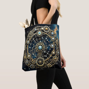 Bolsa Tote Mecanismo Celestial Arte Cósmica