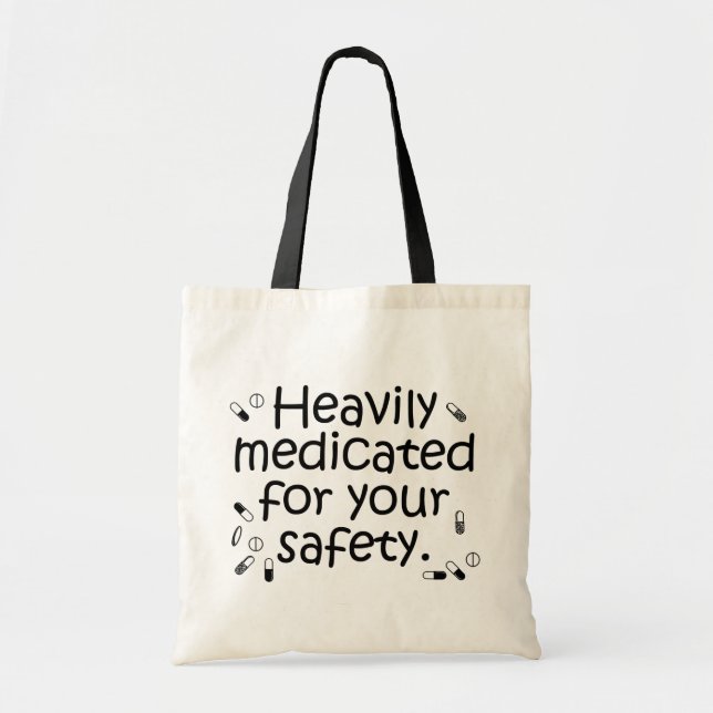 Bolsa Tote Medicado pesadamente para sua proteção (Frente)