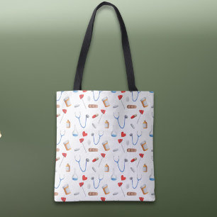 Bolsa Tote Medicamento ou equipamento de enfermeiro bonitos,