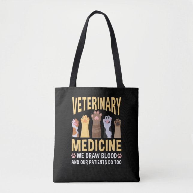 Bolsa Tote Medicina Veterinária (Frente)