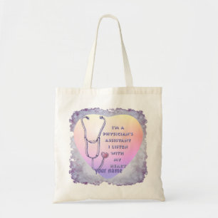 Bolsa Tote Médico Assistente de Coração personalizado