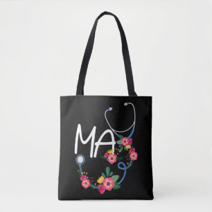 Bolsa Tote Médico Assistente Hospital Estetoscópio Vermelhi