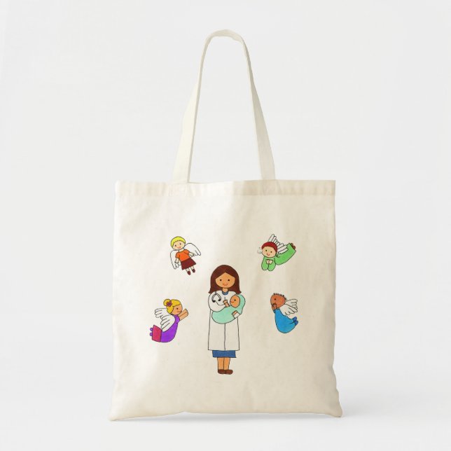 Bolsa Tote Médicos cercados por Angels Tote Bag (Frente)