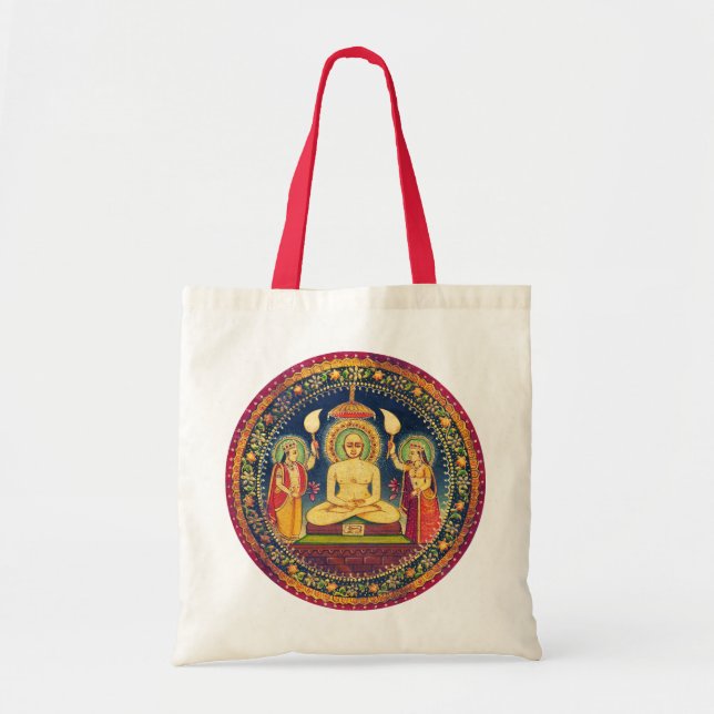 Bolsa Tote Meditação Buda com Yoga (Frente)