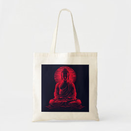 Bolsa Tote Meditação de Arte Digital Buda
