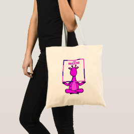 Bolsa Tote Meditação de Yoga Tote Bag Engraçado