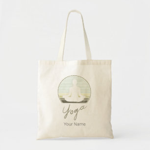 Bolsa Tote Meditação Ou Pilotos De Design De Vintage Treinand