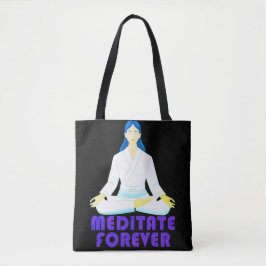 Bolsa Tote Meditar para sempre
