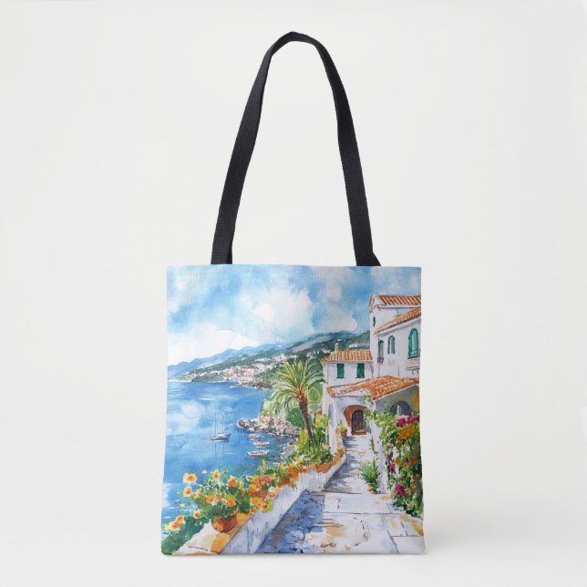 Bolsa Tote Mediterranean Summer (Frente)